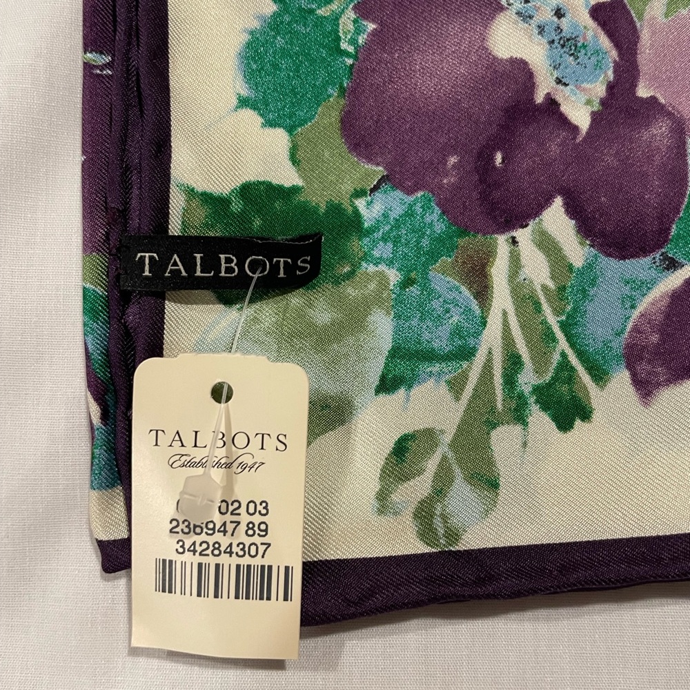 Talbots Floral Scarf - Picture 2 of 2